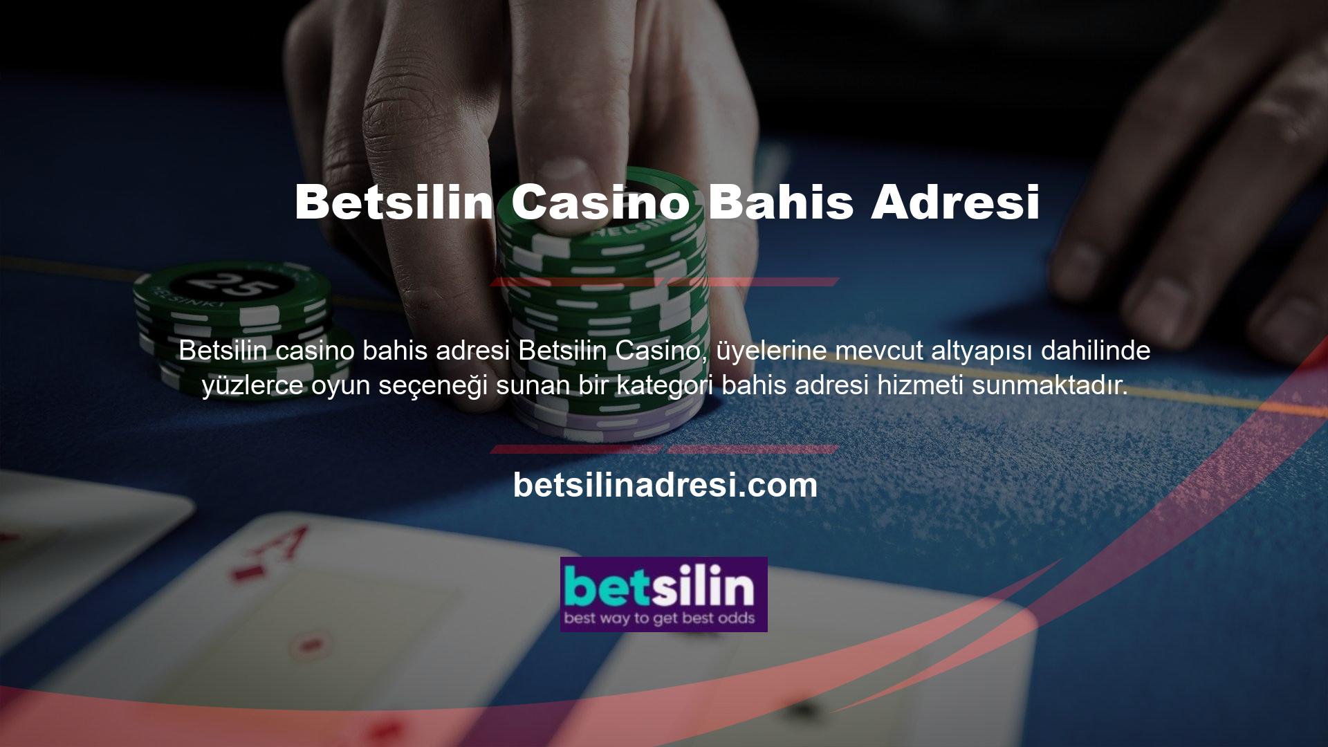 Betsilin Online 7/24 DestekBunlar oyuncuların bilmek isteyeceği ortak özelliklerdir