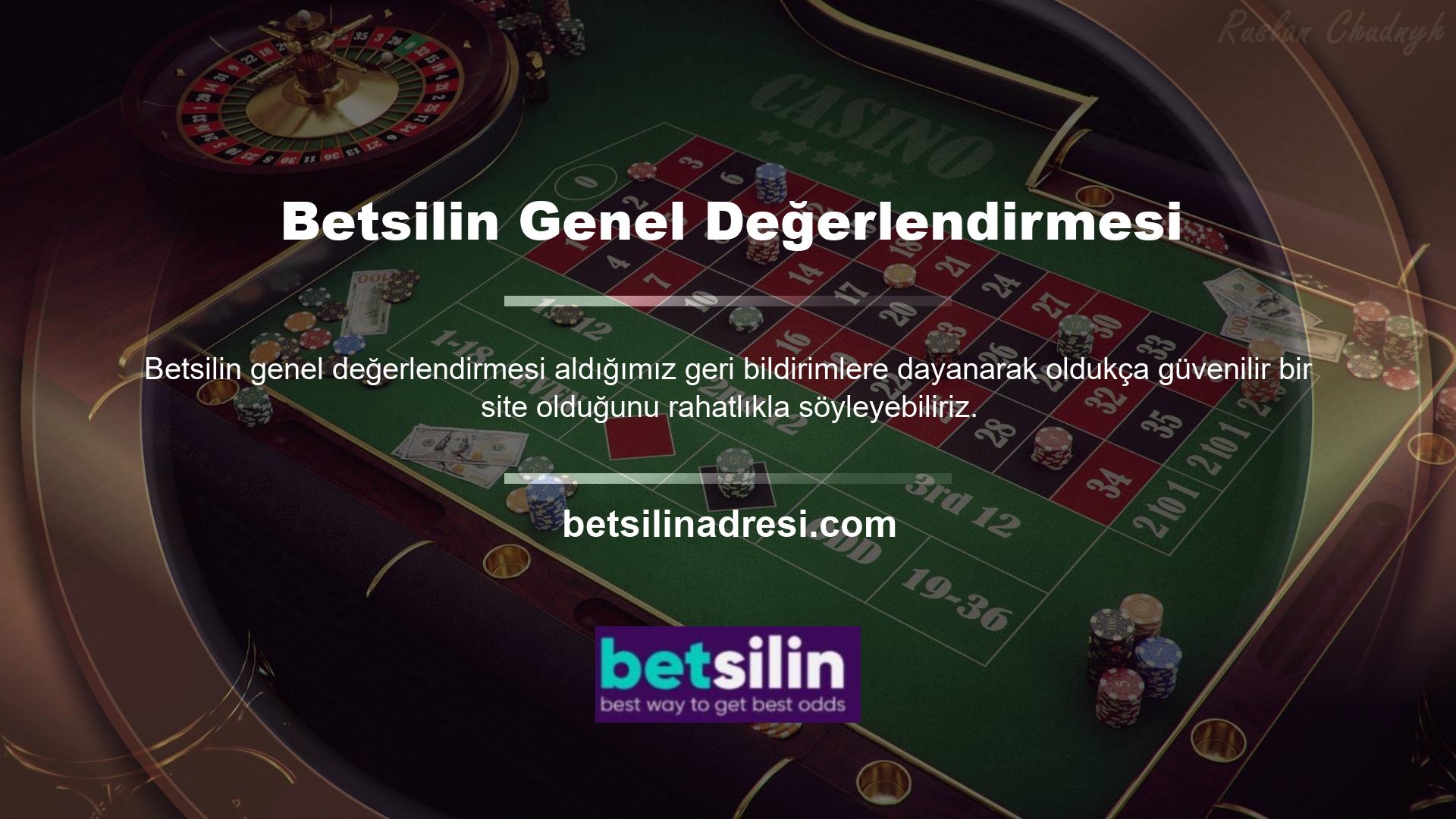 Casino, casino, canlı casino ve poker hizmetleri sunmaktadır
